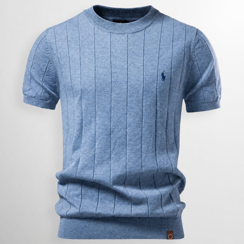 Neravo™ | Camiseta de punto con relieve - Azul Ralph Lauren frontal