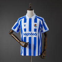 Camiseta Retro Sociedad 2025/26 — Diseño Txuri-Urdin Vintage
