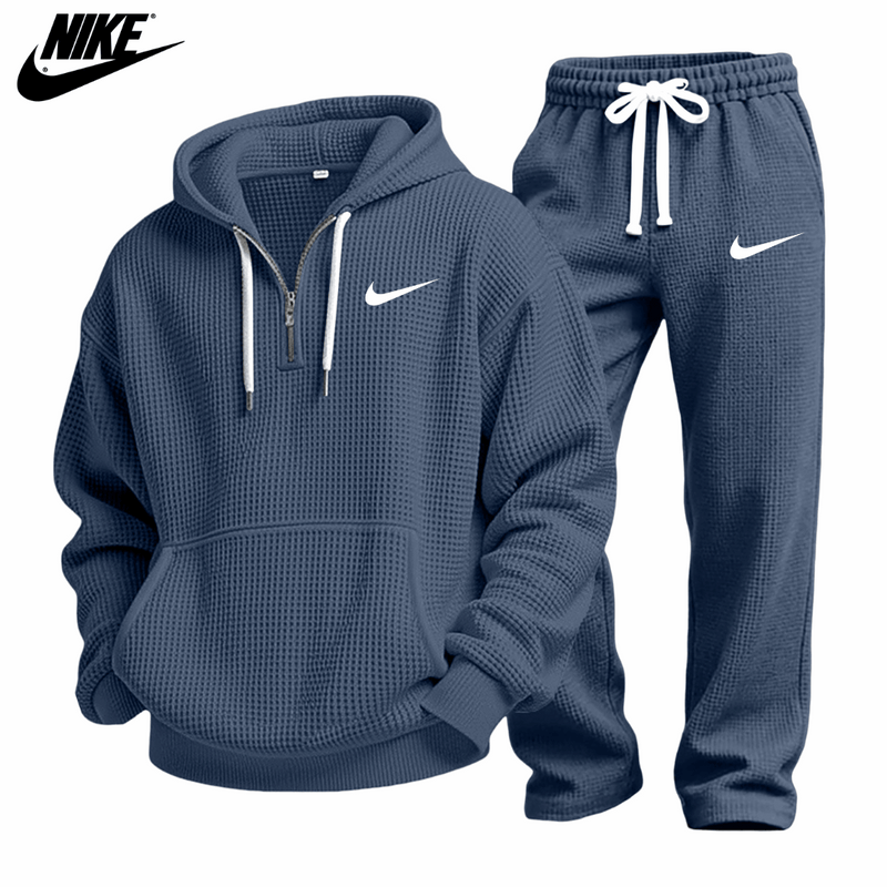 Waflen™ | Sudadera waffle con capucha y jogger