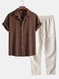 Rivano™ | Camisa jacquard y pantalón de lino