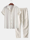 Rivano™ | Camisa jacquard y pantalón de lino