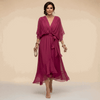 Monica™ | Vestido fluido escote en V