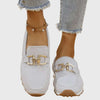 Loidari™ | Mocasín de punto con detalle dorado