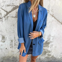 Madea™ | Blazer denim con caída fluida