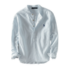 Velmonte RL™ | Camisa de lino popover con cuello mao
