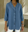 Vanilys™ | Blusa con escote V y volantes