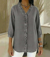 Vanilys™ | Blusa con escote V y volantes