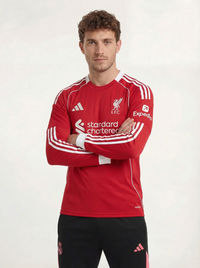 Camiseta local Liverpool 2025/26 manga larga