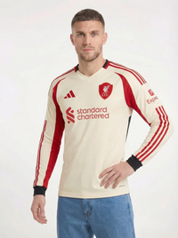 Camiseta Liverpool 2025/26 manga larga