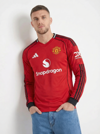Camiseta local Manchester Rojo 2025/26 manga larga