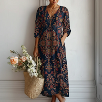 Leirë™ | Vestido largo etno sofisticado