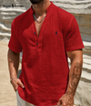Neravo RL™ | Camisa lino cuello mao