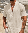 Neravo RL™ | Camisa lino cuello mao