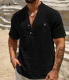 Neravo RL™ | Camisa lino cuello mao