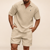 Valtero conjunto polo y short — beige
